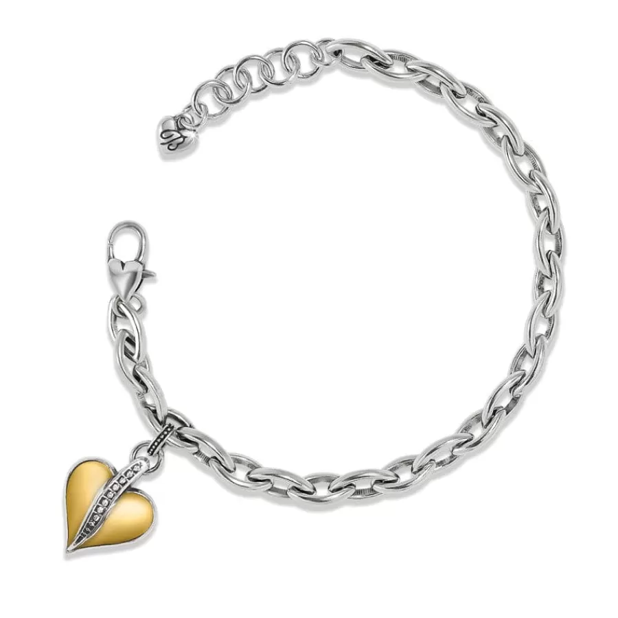 Bracelets>Brighton Precious Heart Two Tone Bracelet Silver-Gold