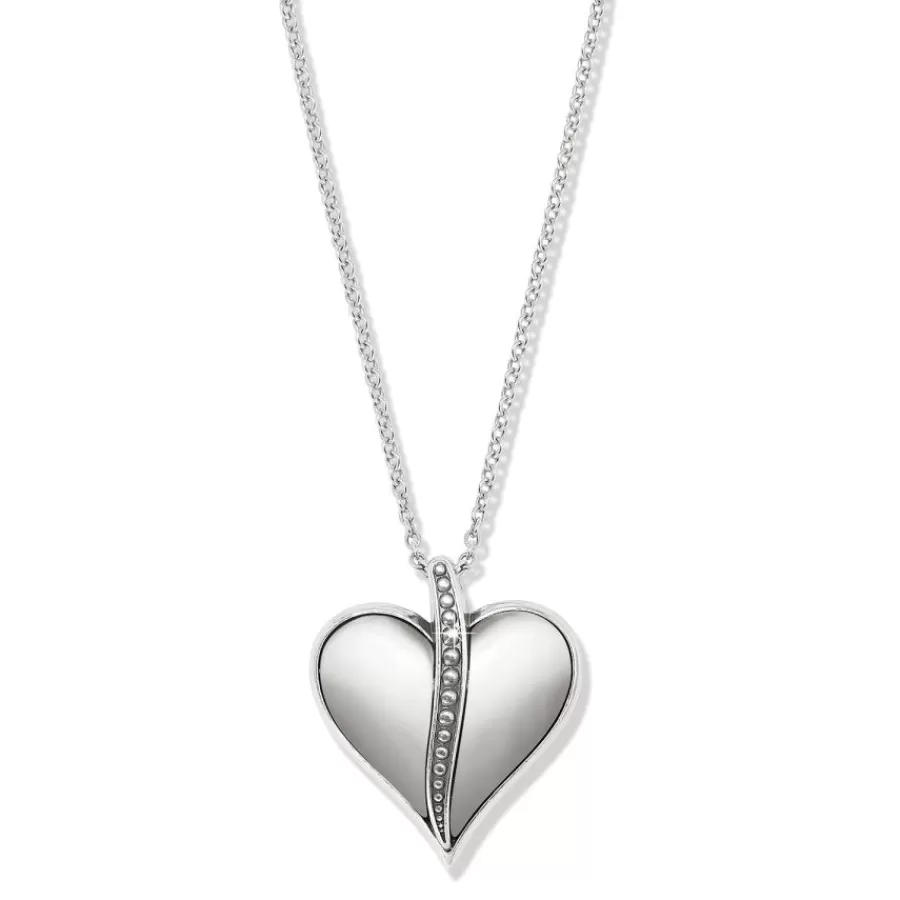 Necklaces>Brighton Precious Heart Two Tone Necklace Silver-Gold