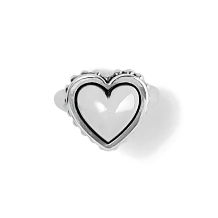 Rings>Brighton Pretty Tough Bold Heart Ring Silver