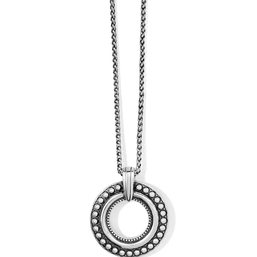 Necklaces>Brighton Pretty Tough Bold Ring Dot Necklace Silver