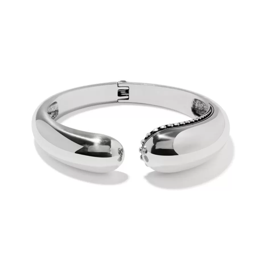 Bracelets | Smart Bands>Brighton Pretty Tough Droplet Hinged Bangle Silver