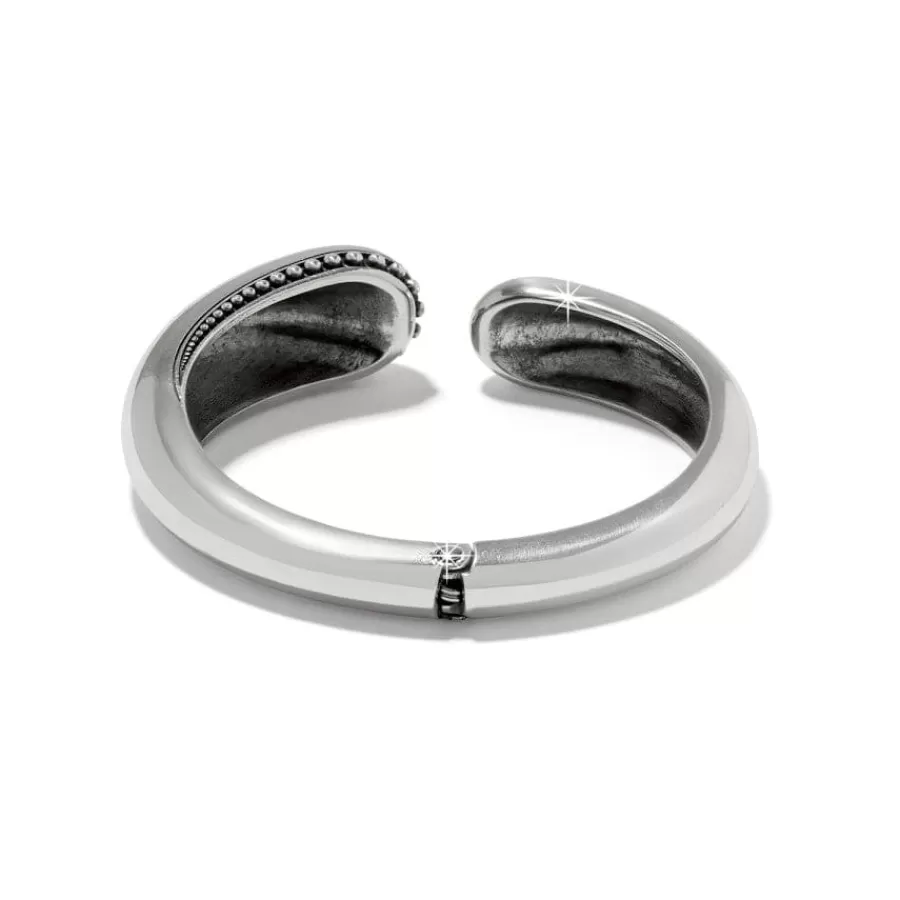 Bracelets | Smart Bands>Brighton Pretty Tough Droplet Hinged Bangle Silver