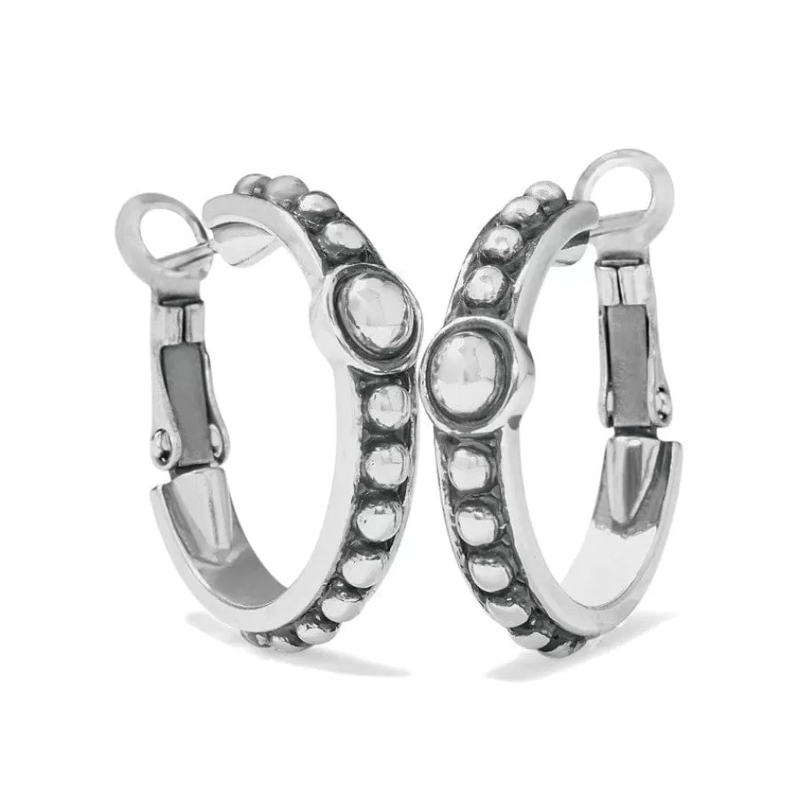 Earrings>Brighton Pretty Tough Hoop Earrings Silver