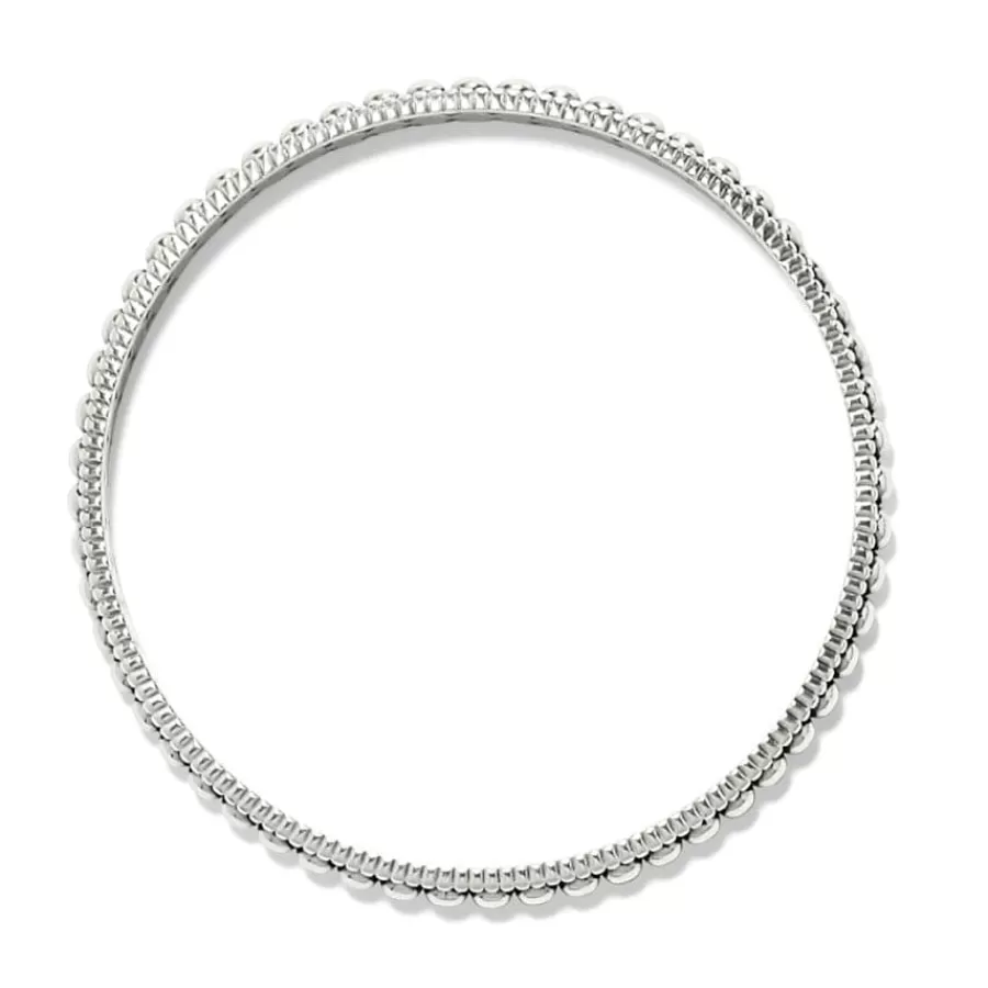 Bracelets>Brighton Pretty Tough Pierced Slim Bangle Silver