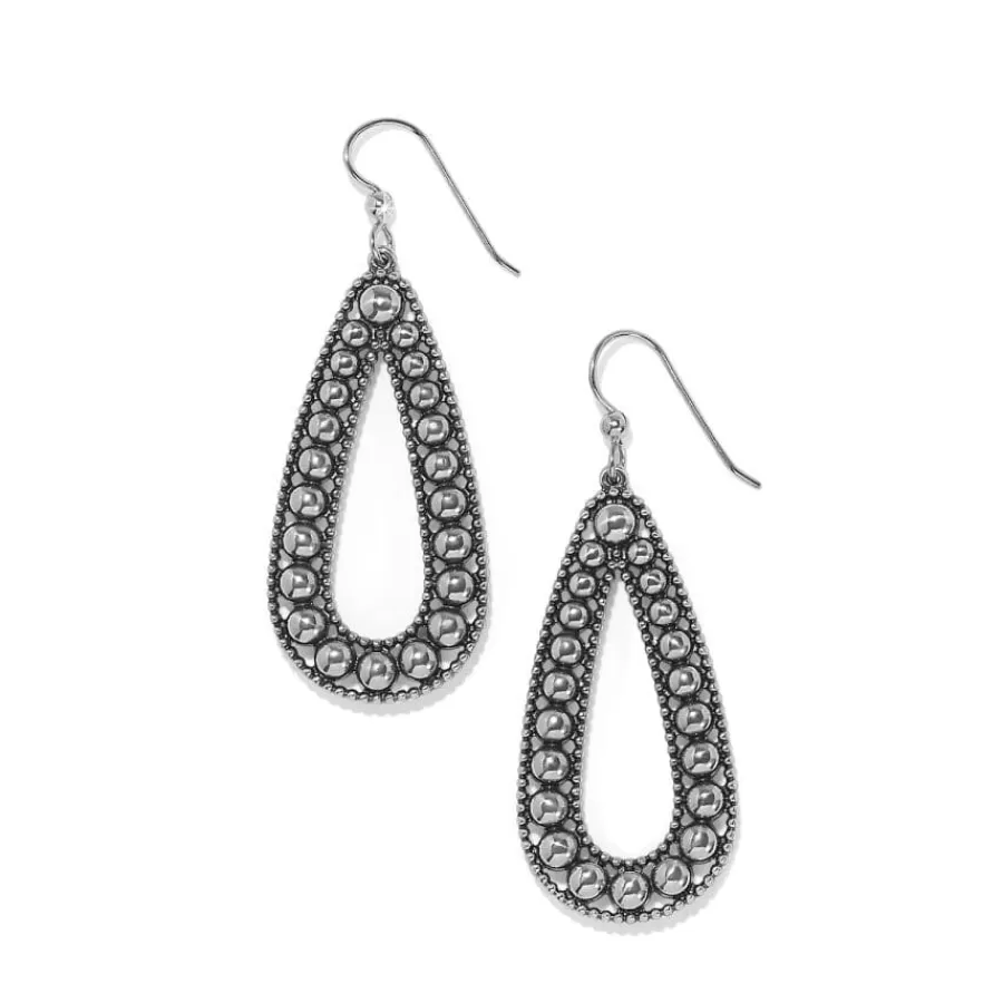 Earrings>Brighton Pretty Tough Pierced Tear Drop Earrings Silver