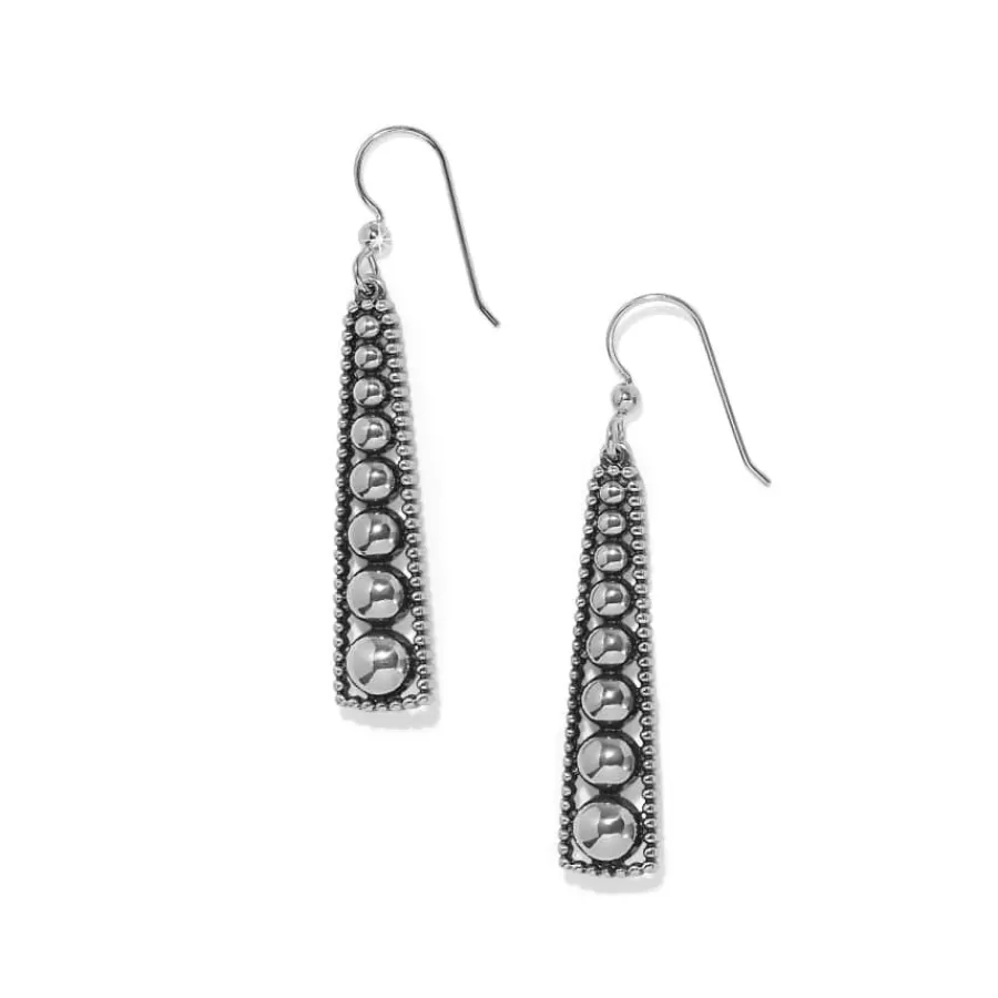 Earrings>Brighton Pretty Tough Pyramid French Wire Earrings Silver