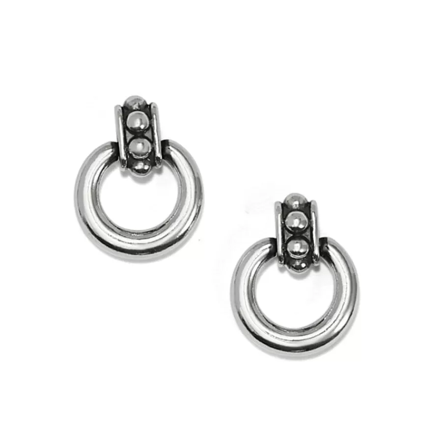 Earrings>Brighton Pretty Tough Stud Petite Post Drop Earrings Silver