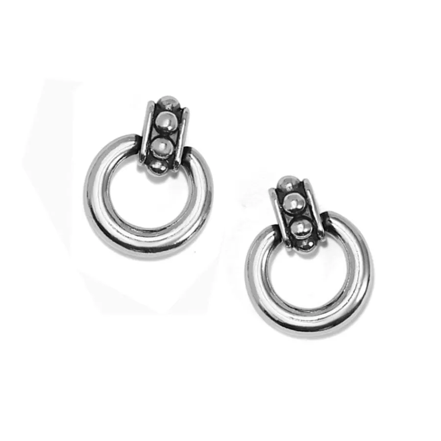 Earrings>Brighton Pretty Tough Stud Petite Post Drop Earrings Silver