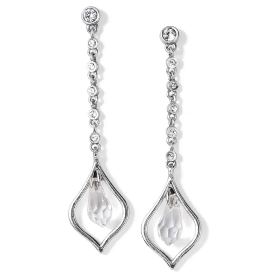 Earrings>Brighton Prism light Diamond Petite Post Drop Earrings Silver