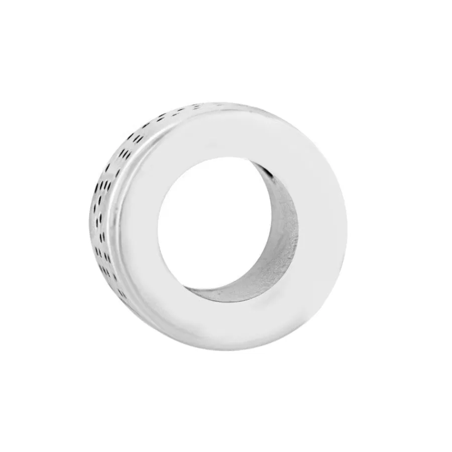 Beads & Spacers>Brighton Punch Scroll Spacer Silver