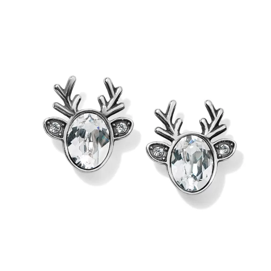 Earrings>Brighton Reindeer Glitz Mini Post Earrings