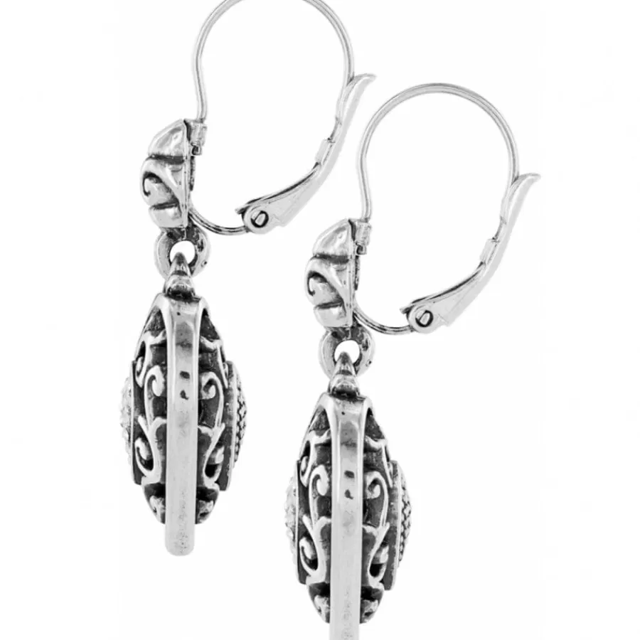 Earrings>Brighton Reno Heart Leverback Earrings Silver