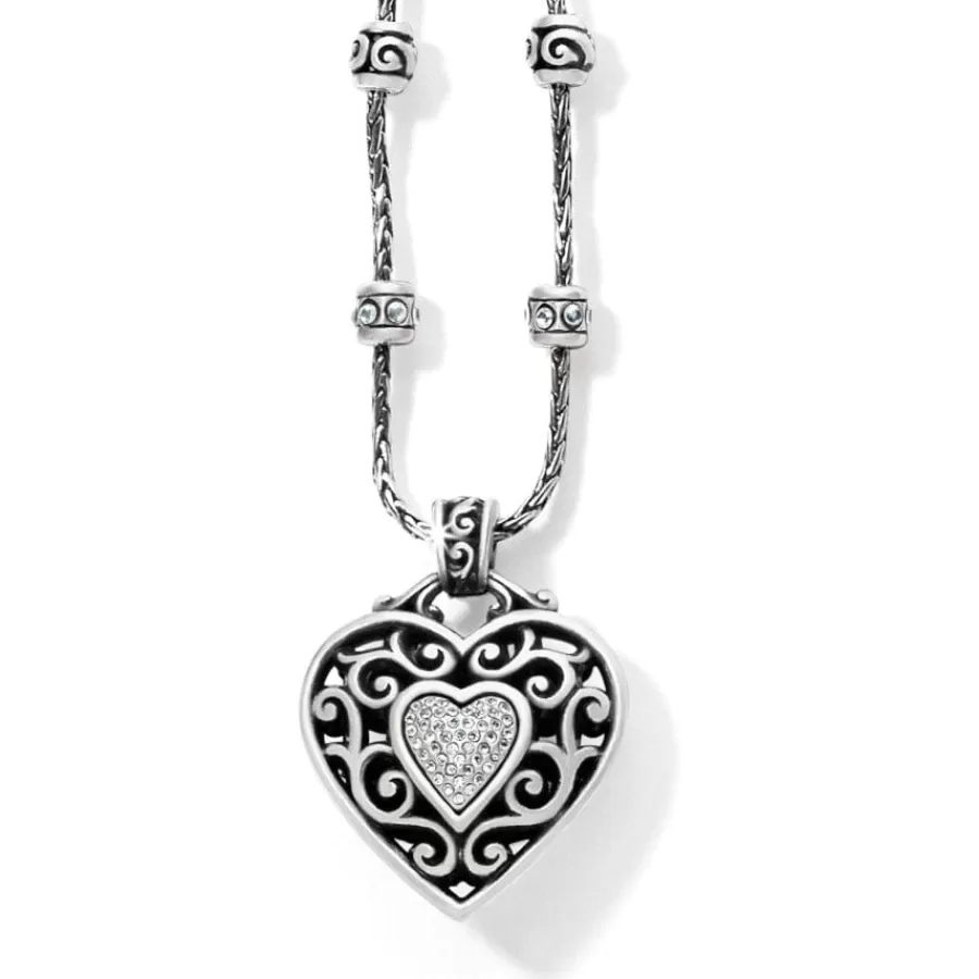 Necklaces>Brighton Reno Heart Necklace Silver