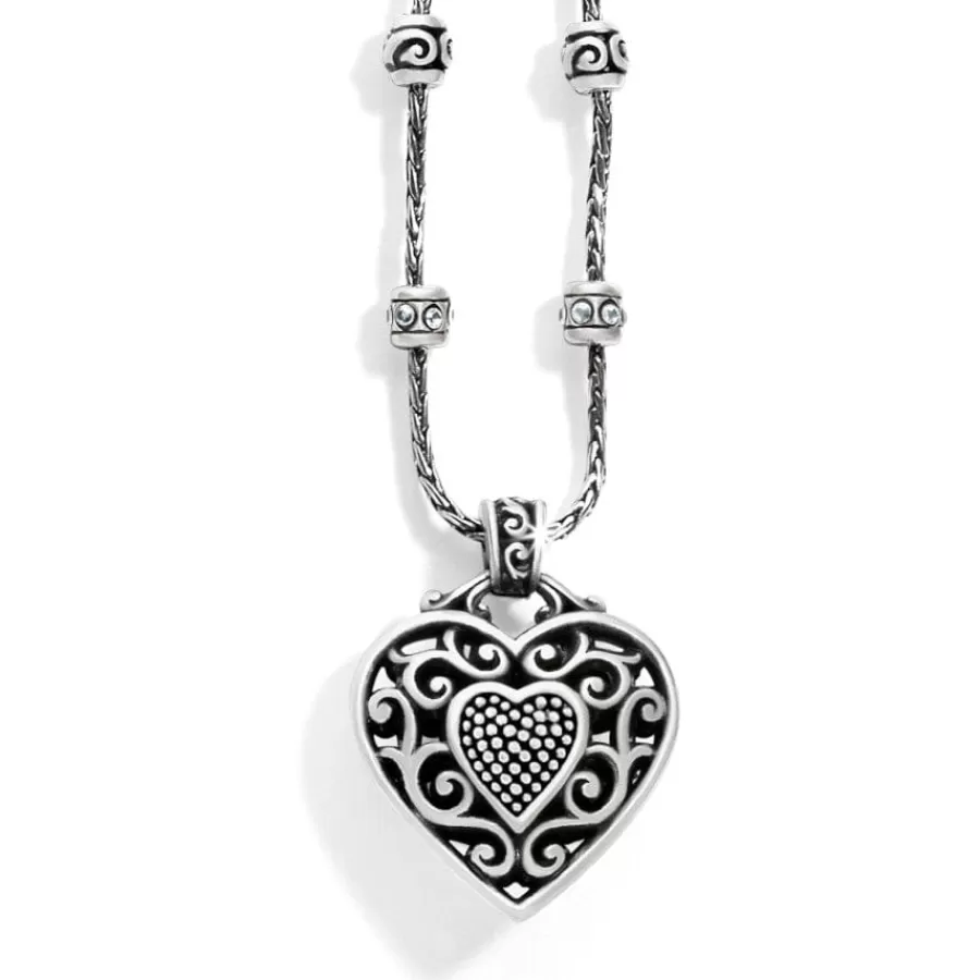 Necklaces>Brighton Reno Heart Necklace Silver