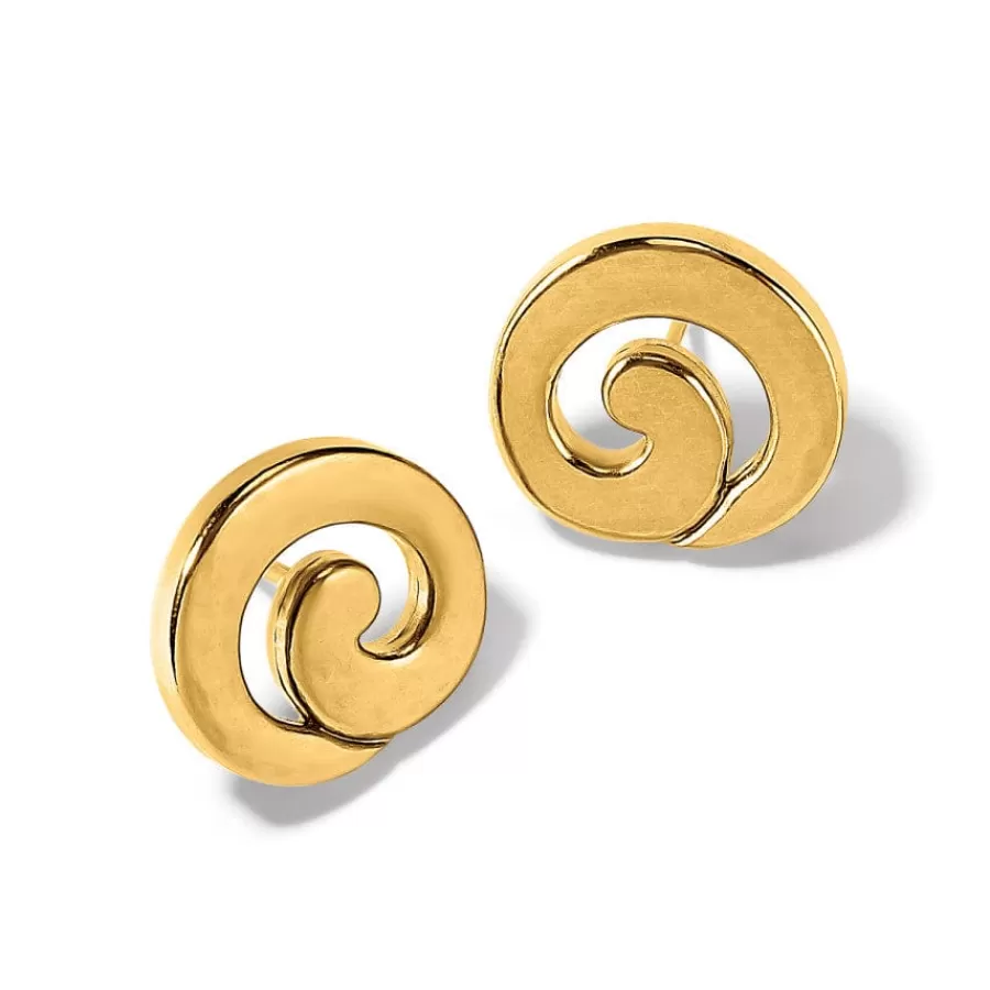 Earrings>Brighton Royale Round Post Earrings Gold