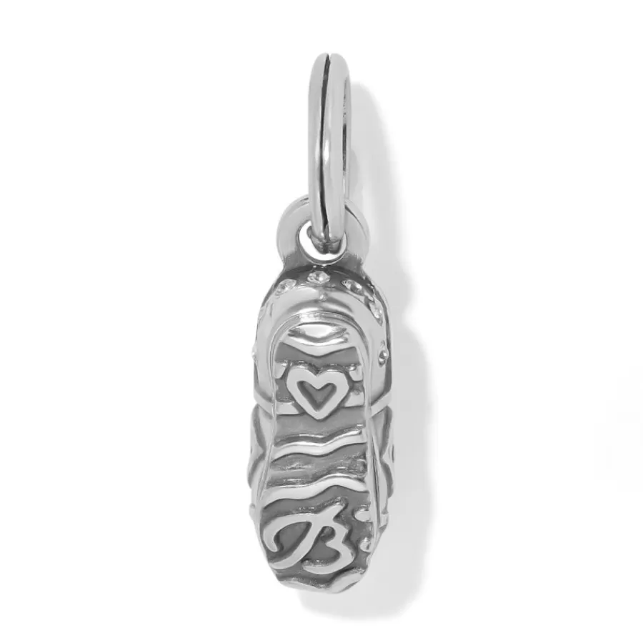 Charms>Brighton Running Shoe Charm Silver