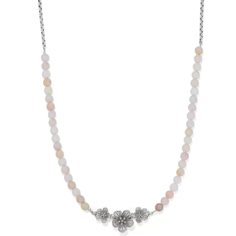 Necklaces>Brighton Sakura Beaded Trio Necklace Silver-Pink