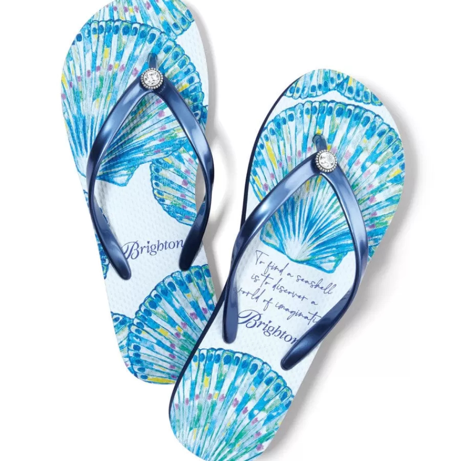 Flip Flops>Brighton Sand Flip Flops Blues