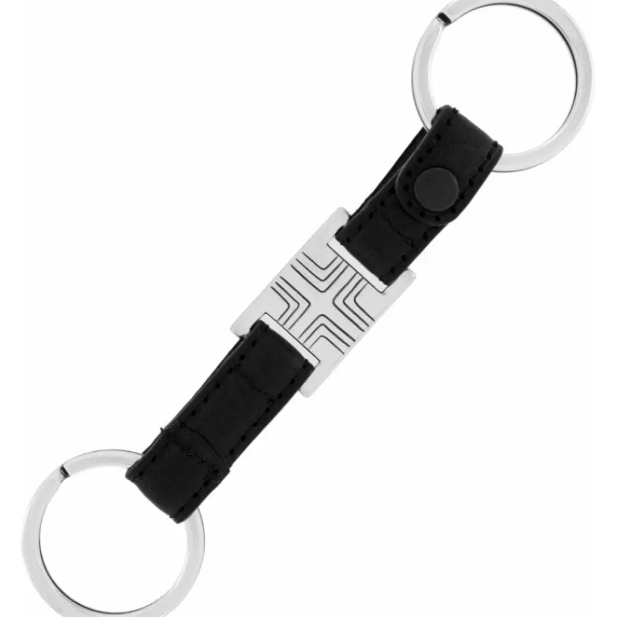 Key Fobs | Men'S Belts & Wallets>Brighton Santa Fe Channel Valet Key Fob Black