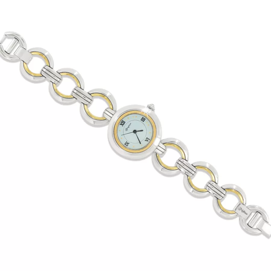 Watches>Brighton Sausalito Watch Silver-Gold