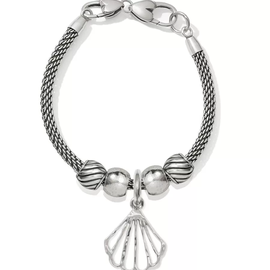 Ready-To-Wear Charm Sets>Brighton Scalloped Shell Charm Bracelet Silver