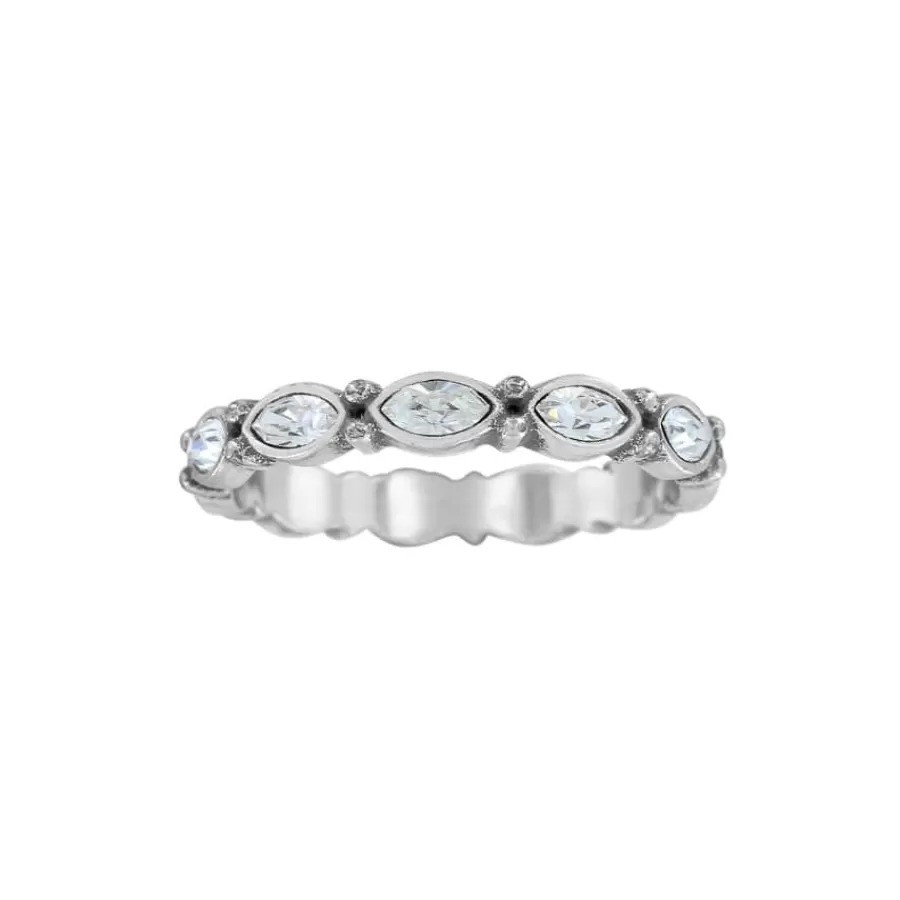 Rings>Brighton Scalloped Stack Ring Silver