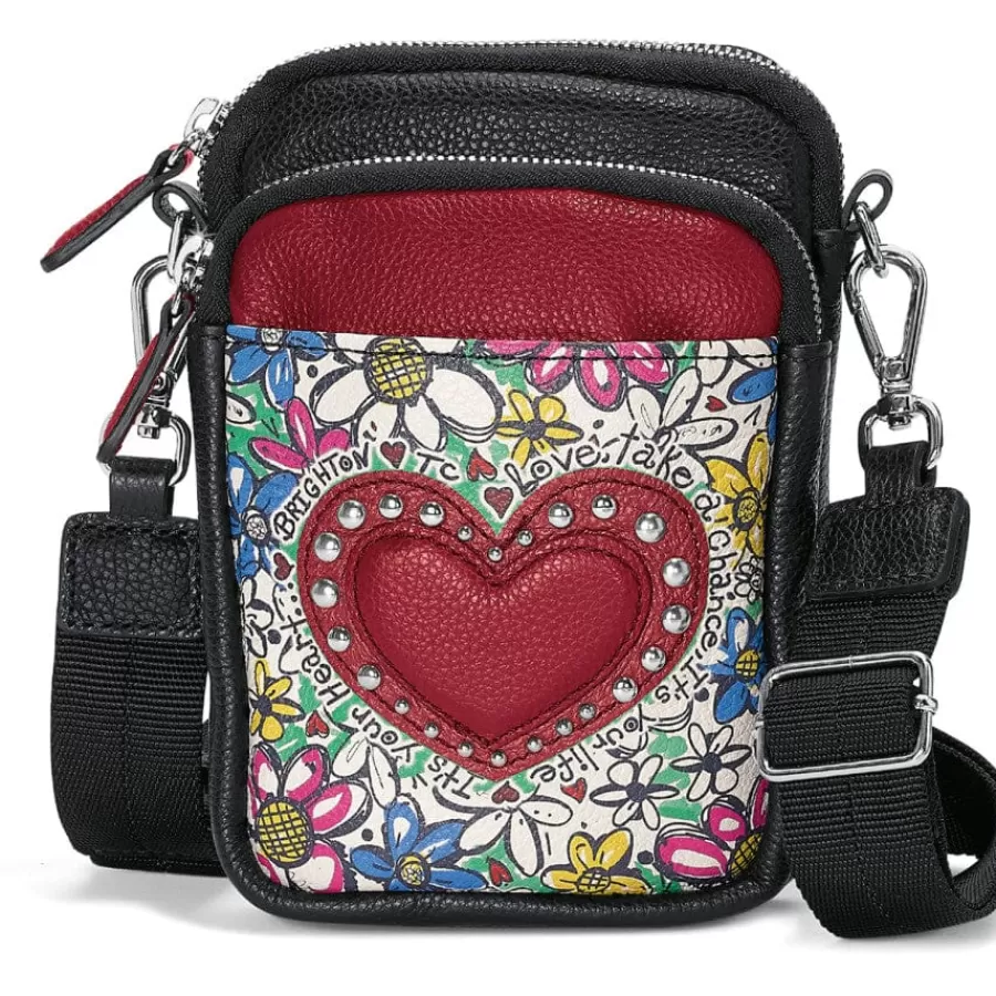 Crossbodies>Brighton Scribble Garden Mini Utility Bag Multi