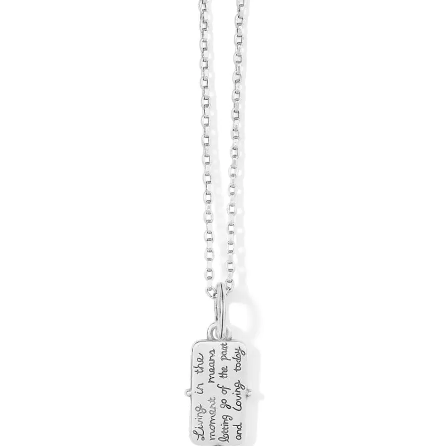 Necklaces>Brighton Sentiments Love Today Reversible Necklace Silver