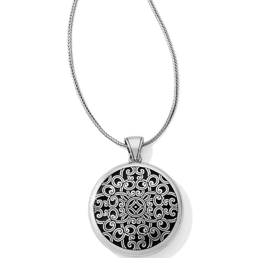 Necklaces | Photo Lockets>Brighton Serendipity Convertible Locket Necklace Silver-Black