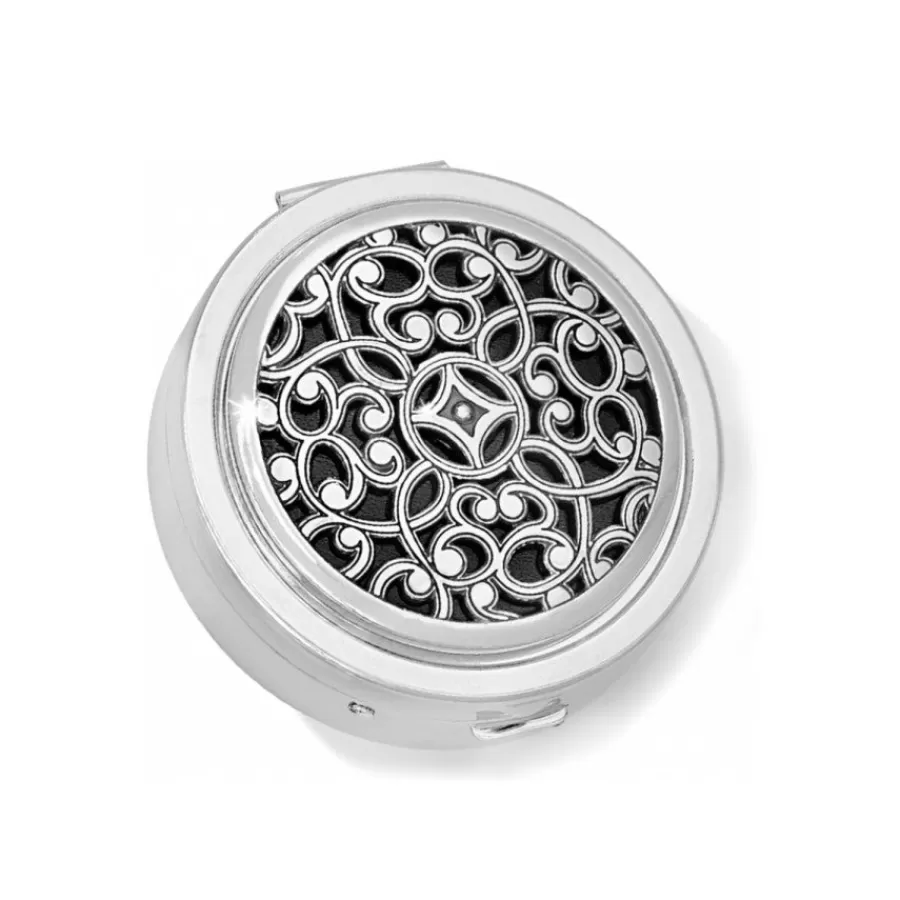 Handbag Accessories | Compacts & Pill Boxes>Brighton Serendipity Pill Box Silver