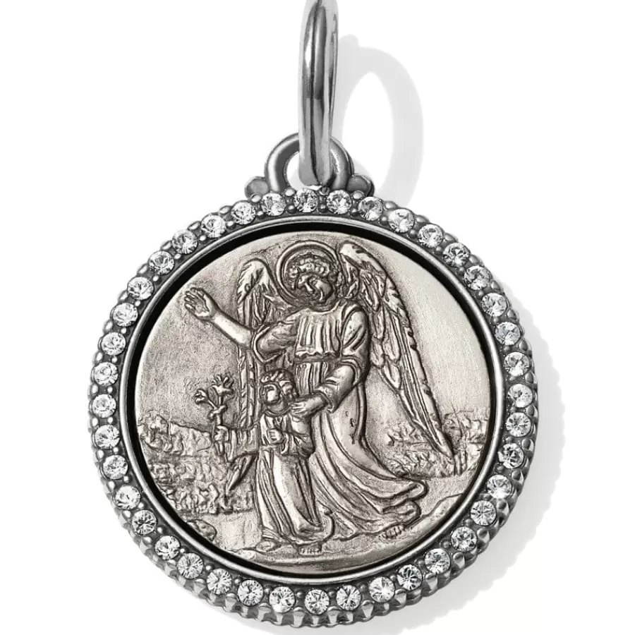 Charms>Brighton Serenity Angel Amulet Silver