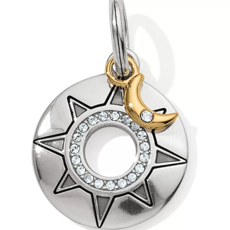 Charms>Brighton Shadowshine Sun Charm Silver-Gold