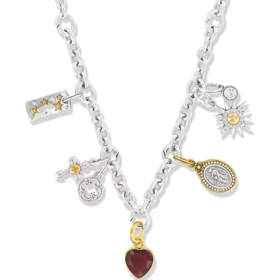 Ready-To-Wear Charm Sets>Brighton Silver Charm Necklace Silver-Gold