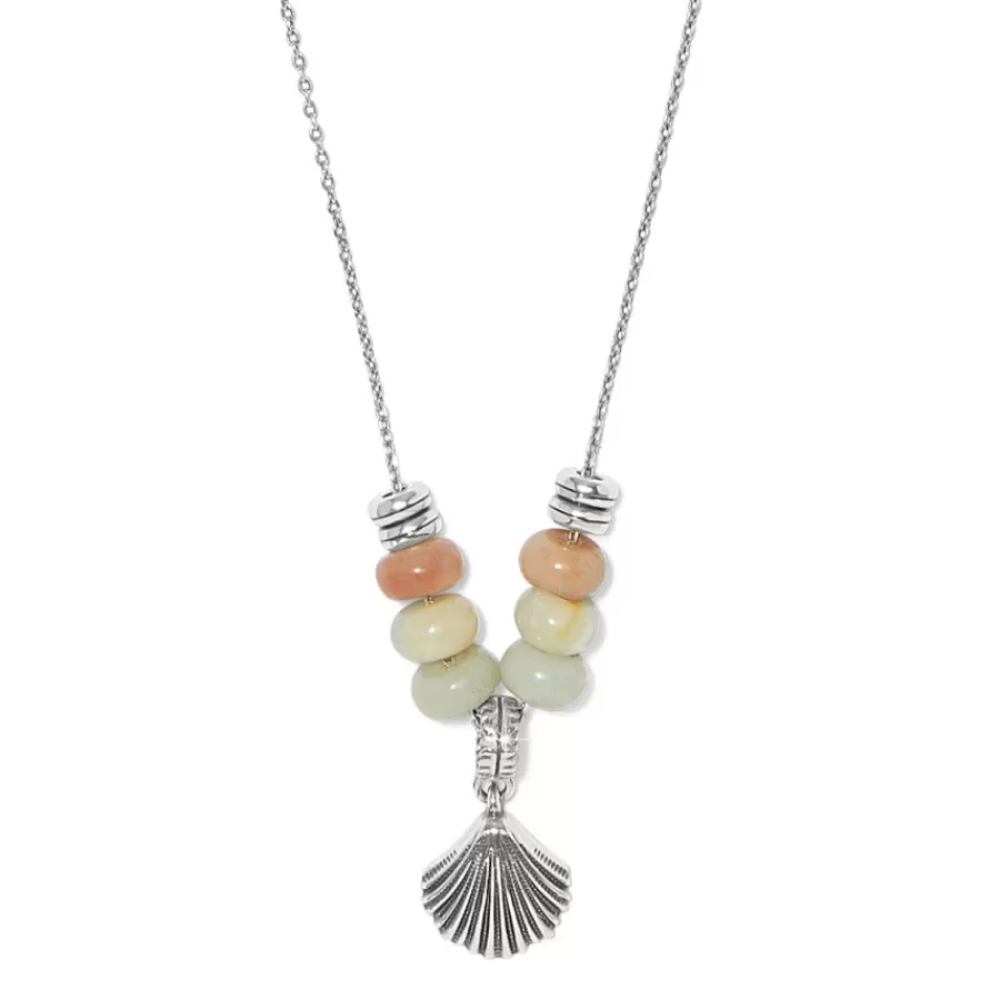 Necklaces>Brighton Silver Shells Bay Necklace Silver-Blue