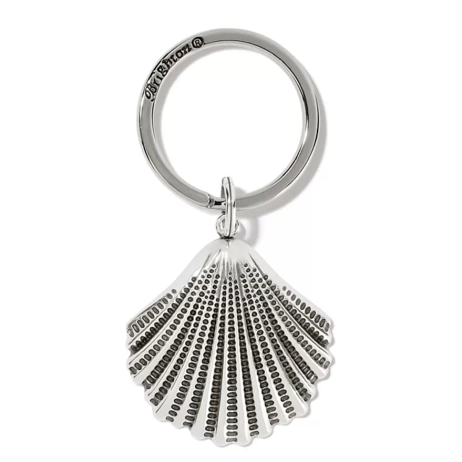 Key Fobs>Brighton Shells Key Fob Silver