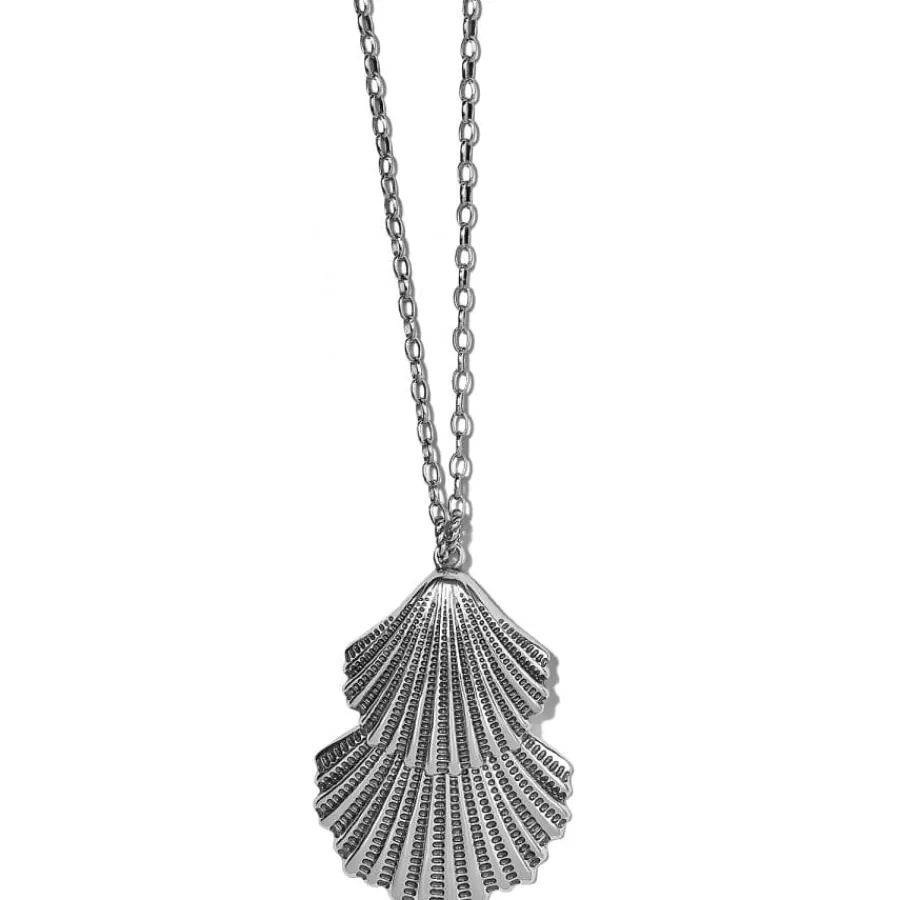 Necklaces>Brighton Shells Two Tier Necklace Silver