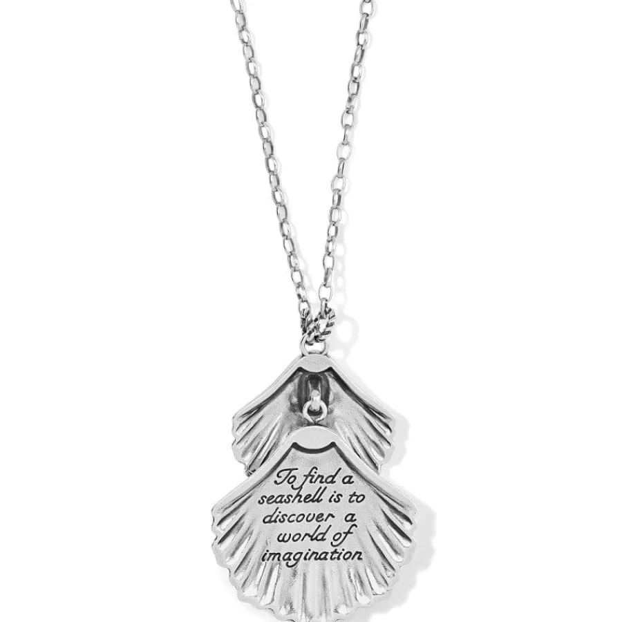 Necklaces>Brighton Shells Two Tier Necklace Silver