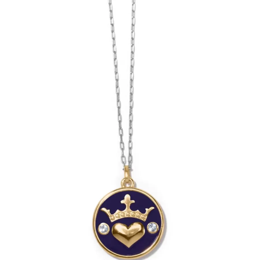 Necklaces>Brighton Simply Charming Dignity Necklace Gold-Blue