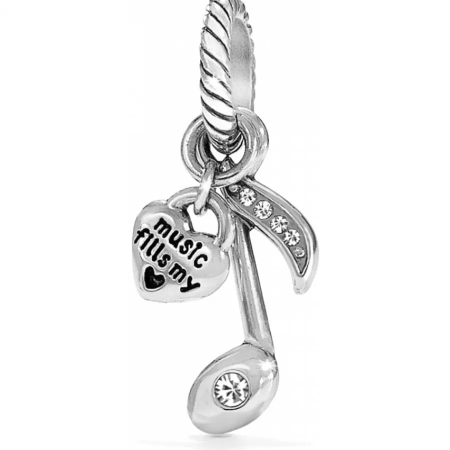 Charms>Brighton Sing-Along Charm Silver