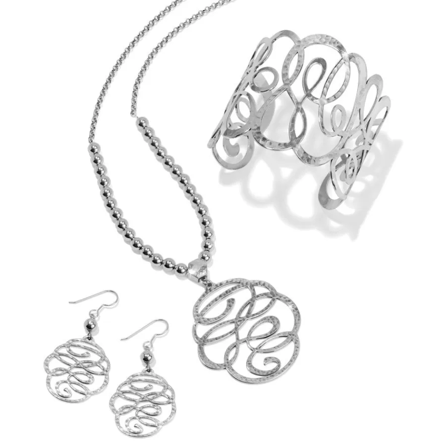 Earrings>Brighton Skribbel French Wire Earrings Silver