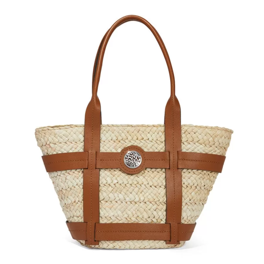 Straw>Brighton Skylar Large Straw Tote Luggage-Natural