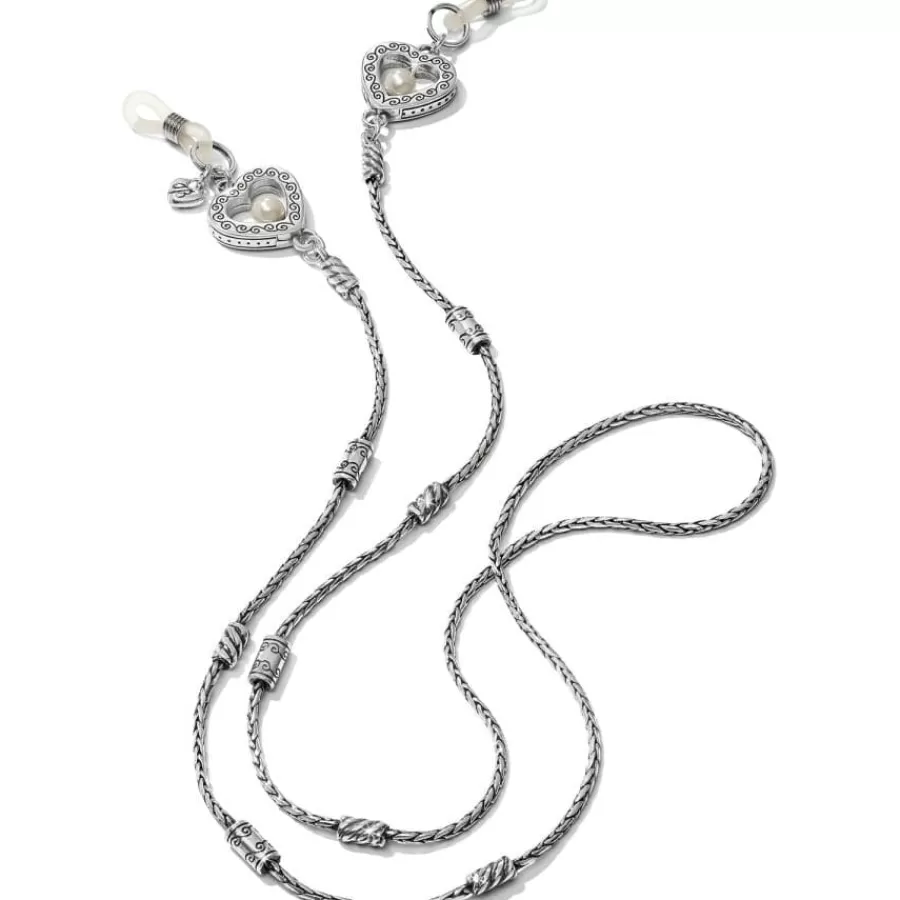 Sunglasses & More>Brighton Sorority Row Eyeglass Chain Silver-Pearl