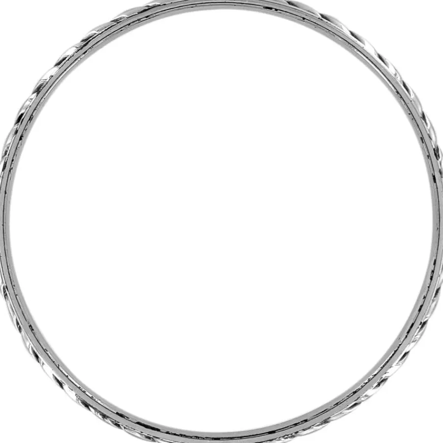 Bracelets>Brighton Southwest Dream Plaza Flat Rope Bangle Silver