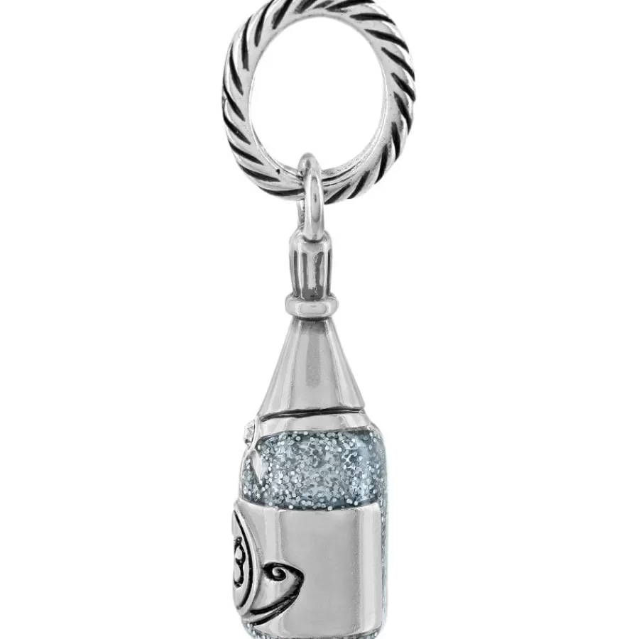 Charms>Brighton Sparkle Champagne Charm Silver