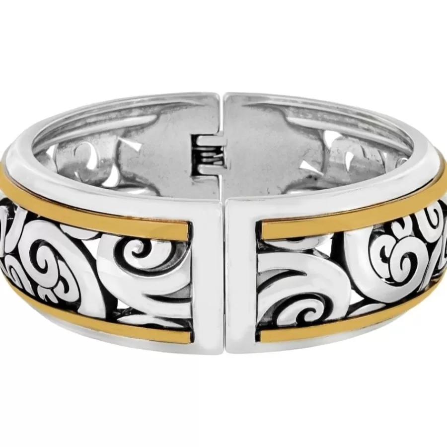 Bracelets>Brighton Spin Master Hinged Bangle Silver-Gold