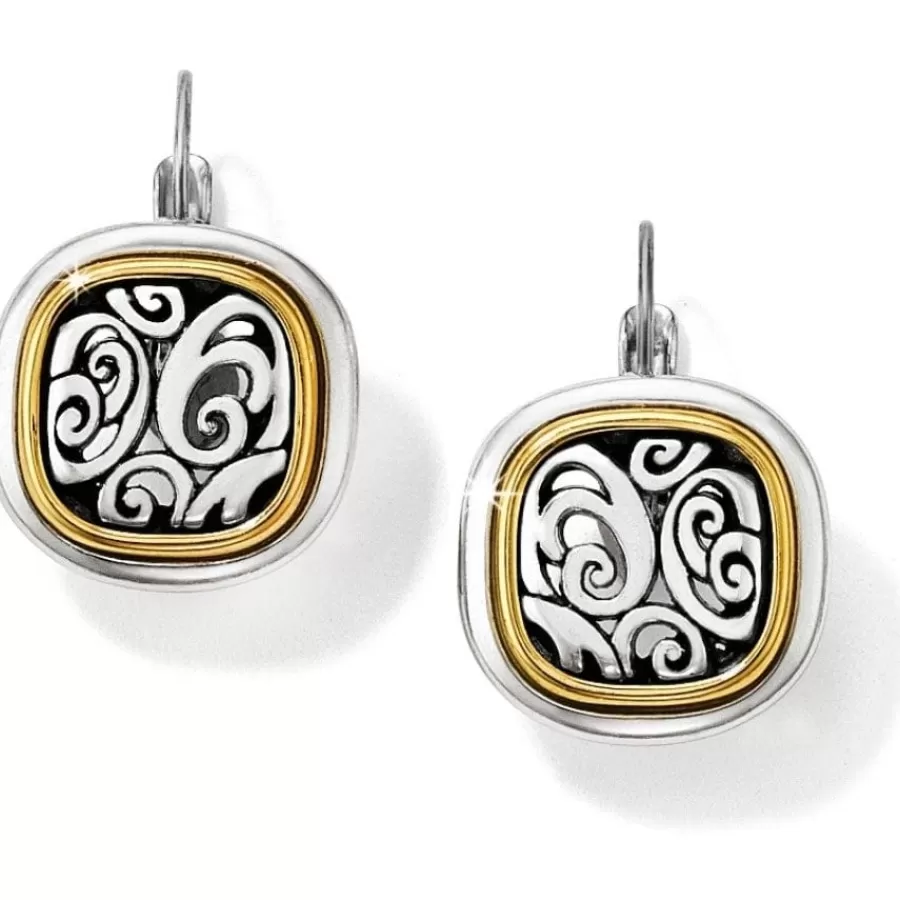 Earrings>Brighton Spin Master Leverback Earrings Silver-Gold