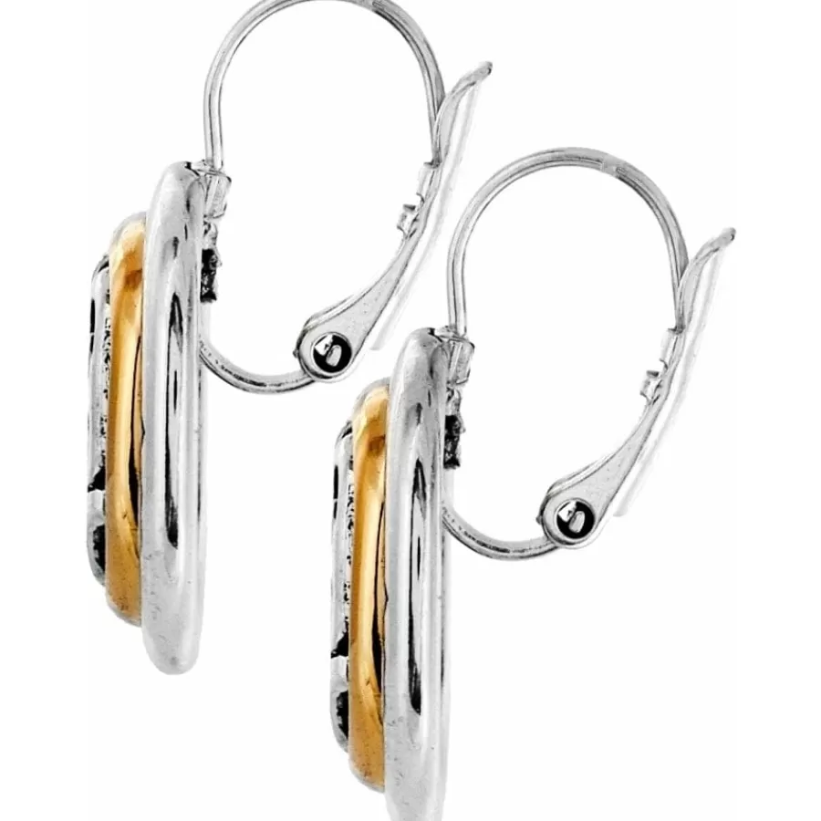 Earrings>Brighton Spin Master Leverback Earrings Silver-Gold