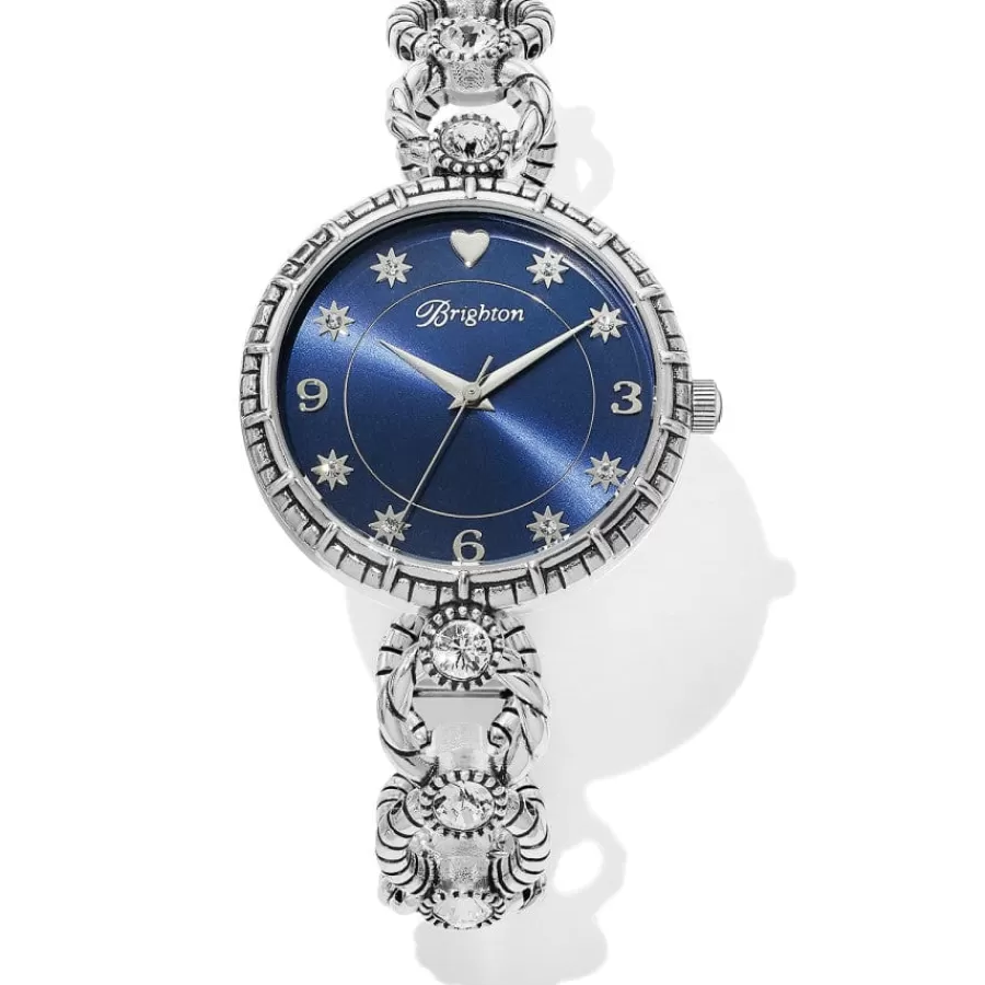 Watches>Brighton Star City Watch Silver-Blue