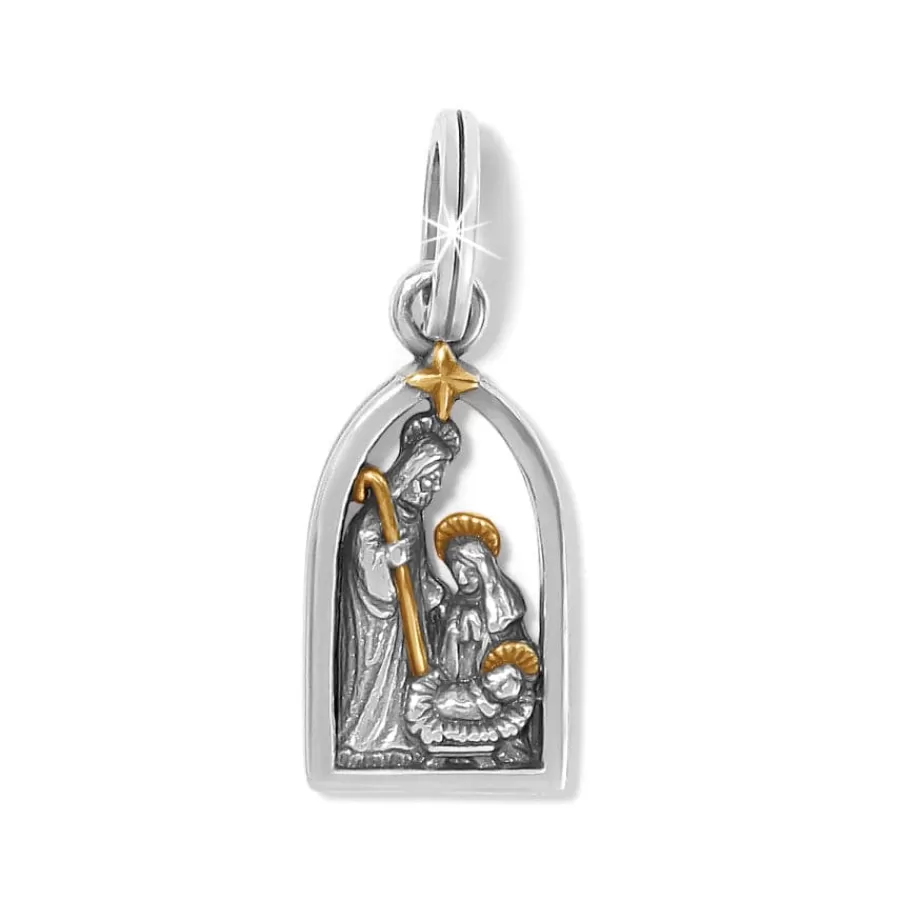 Charms>Brighton Star Of Nativity Charm Silver-Gold