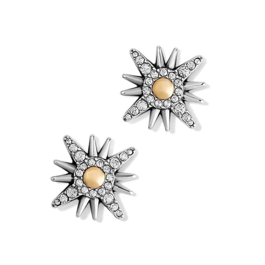 Earrings>Brighton Sunglow Post Earrings Silver-Gold